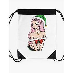 Xmas Belle Delphine Drawstring Bag Premium Merch Store