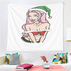 Xmas Belle Delphine Tapestry Premium Merch Store