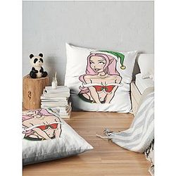 Xmas Belle Delphine Pfeil Kissen Premium Merch Store