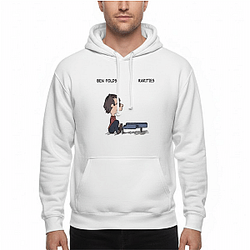 Ben Folds Hoodie Artistic Monochrome Music Theme