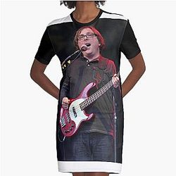 Robert Sledge - Ben Folds Five - Photograph Graphic T-Shirt Dress