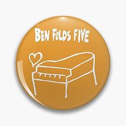 Ben Folds Five - Piano Logo Pin