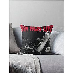 Ben folds live Throw Pillow