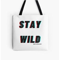 stay wild ben azelart All Over Print Tote Bag