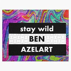 stay wild ben azelart Jigsaw Puzzle