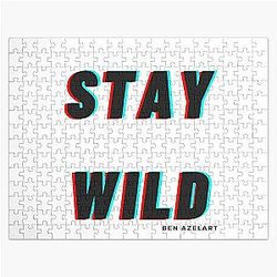 stay wild ben azelart Jigsaw Puzzle