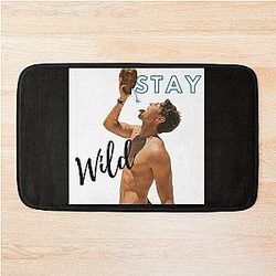 Ben Azelart Stay Wild Alzert ben Bath Mat