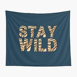 Ben Azelart Stay Wild   Tapestry