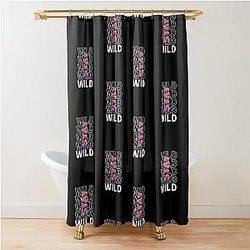 Ben Azelart Stay Wild Shower Curtain