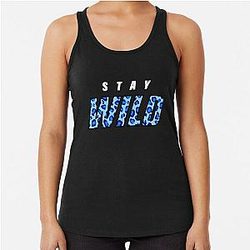 Stay Wild Ben Azelart Youtuber Racerback Tank Top