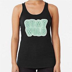 stay wild ben azelart                                 Racerback Tank Top