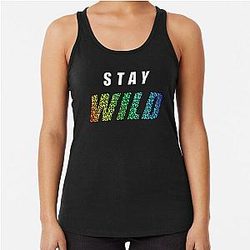 Stay Wild Exclusive Ben Azelart    Racerback Tank Top