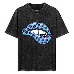 Sexy Lips PTTT2404 Washed Ben Azelart T-Shirts