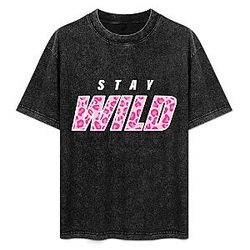 Stay Wild  PTTT2404 Washed Ben Azelart T-Shirts