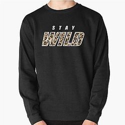 Stay WILD Ben Azelart leopard merch Pullover Sweatshirt