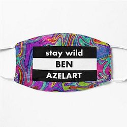 stay wild ben azelart Flat Mask