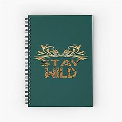 stay wild ben azelart hoodie   Spiral Notebook