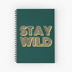 Ben Azelart Stay Wild Essential    Spiral Notebook