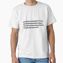 ben Hardy free on Thursday night Classic T-Shirt