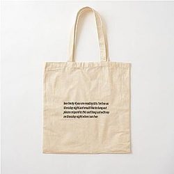 Ben Hardy I'm Free on Thursday Cotton Tote Bag
