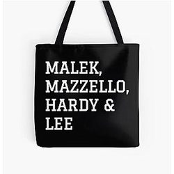 Bohemian Rhapsody Queen Rami Malek Joe Mazzello Ben Hardy Gwilym All Over Print Tote Bag