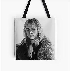 Drawing of Ben Hardy as Roger Taylor Tote Bag