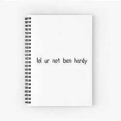 Ben Hardy Spiral Notebook