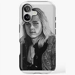 Drawing of Ben Hardy as Roger Taylor iPhone Case
