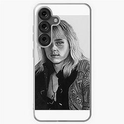 Drawing of Ben Hardy as Roger Taylor Samsung Galaxy Soft Case