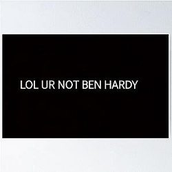 Ben Hardy Poster