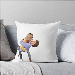 Joe Mazzello and Ben Hardy Throw Pillow
