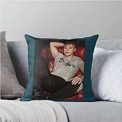 Ben Hardy Throw Pillow