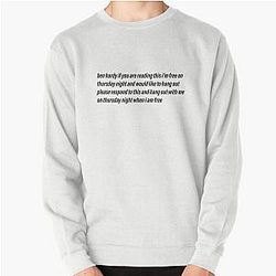 Ben Hardy I'm Free on Thursday Night Pullover Sweatshirt