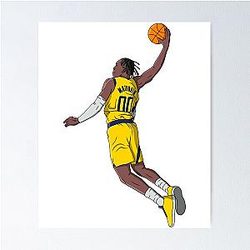 Benedict Mathurin Indiana Pacers Basketball Poster