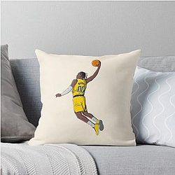 Benedict Mathurin Indiana Pacers Basketball Throw Pillow