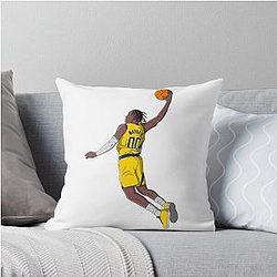 Bennedict Mathurin Indiana Pacers Basketall Throw Pillow