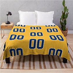 Benedict Mathurin Number 00 Throw Blanket