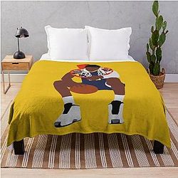 Benedict Mathurin Rookie Shoot Throw Blanket