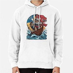 Viking Berserk Cat Pullover Hoodie