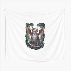 Fantasy Berserk Cat Tapestry