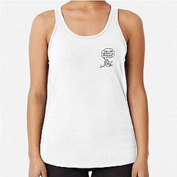 Funny Puck Berserk Racerback Tank Top