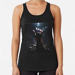 Berserk god hand colour illustration  Racerback Tank Top