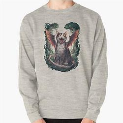 Fantasy Berserk Cat Pullover Sweatshirt