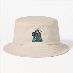 Viking Berserk Cat Bucket Hat