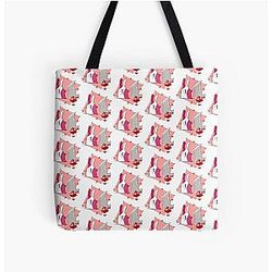 Patchwork Bunny Berserk All Over Print Tote Bag