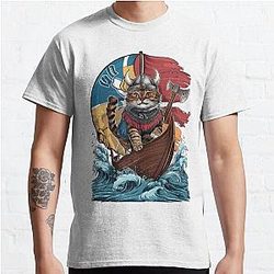 Viking Berserk Cat Classic T-Shirt