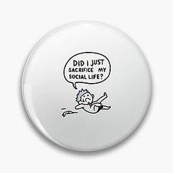 Funny Puck Berserk Pin