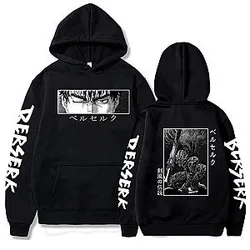 Berserk Hoodies - Gothic Guts Anime Graphic Harajuku Hoodie Berserk Hoodies