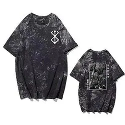 Berserk T-Shirts - Berserk Guts Japanese Anime Dye Classic T-shirt Berserk T-Shirts