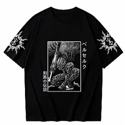 Swordsman Anime Pattern Unisex LA2909 Berserk T-Shirts